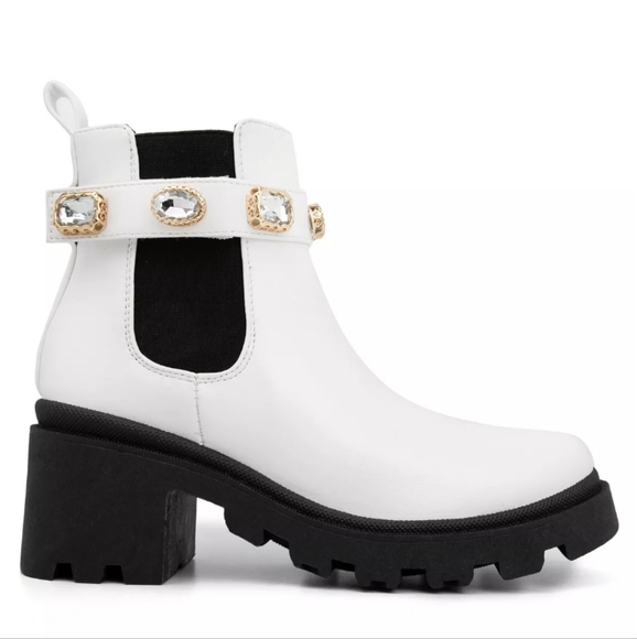 Sugar Favorite Chelsea Boots White 10 - Picture 2 of 8